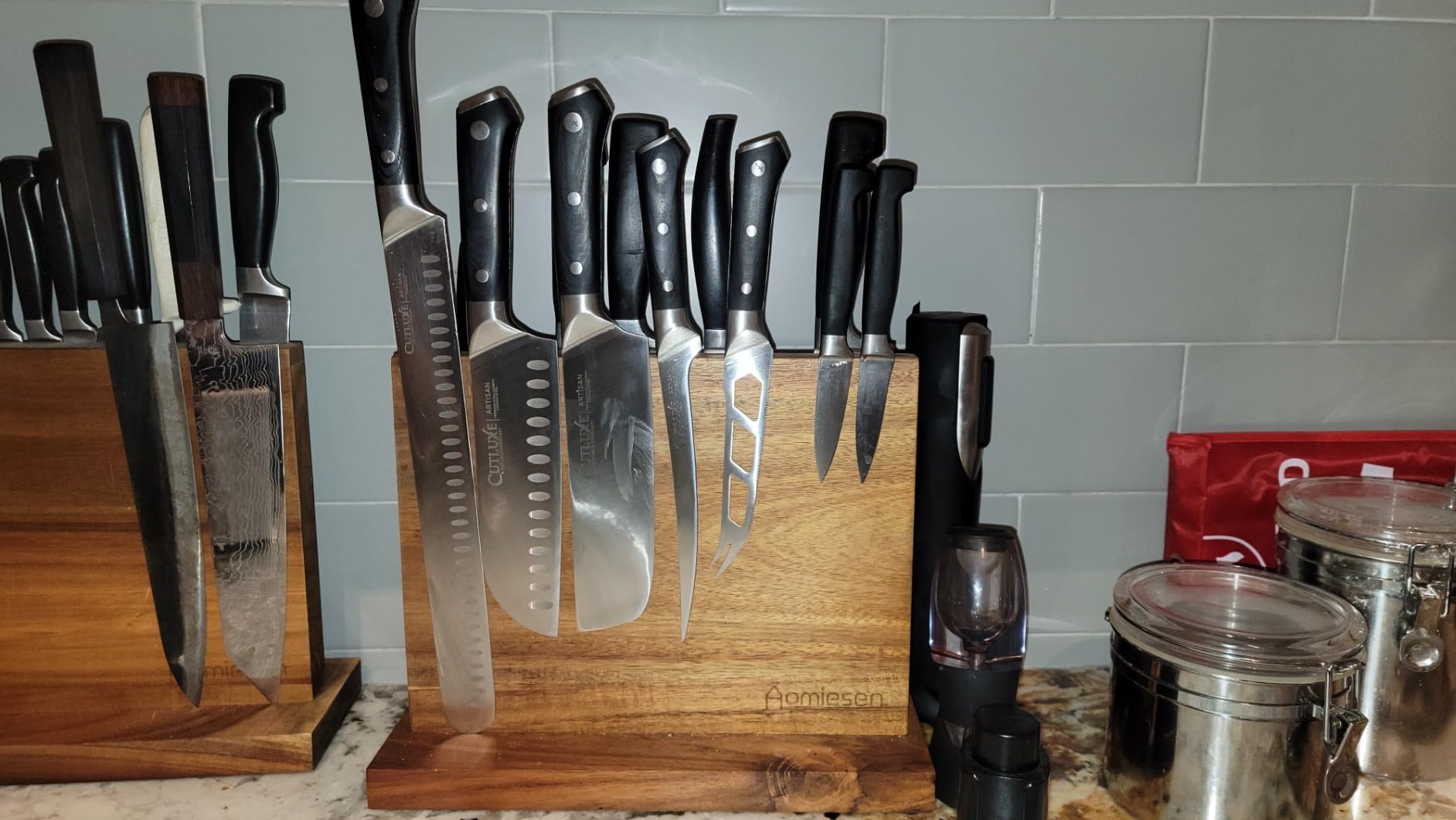 Cutluxe Santoku Knife, 7