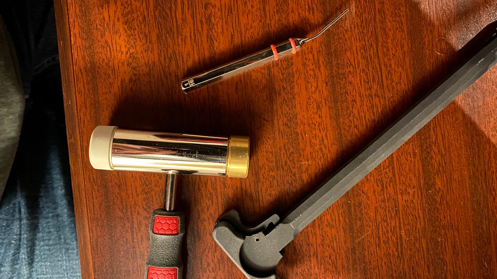 Real Avid Accu-Punch Hammer & Roll Pin Punch Set - Armorers Tool Kit with Small Hammer, 4 Interchangeable Heads, Roll Pin Punch Tools, Pin Starter & Kickstand Case customer photo 1
