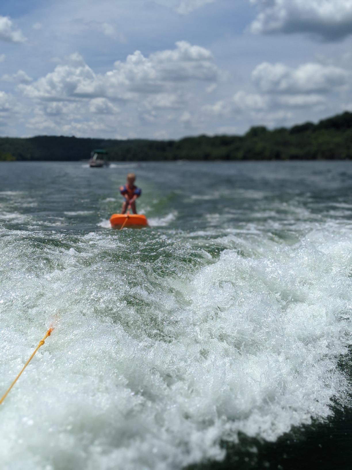 ZUP Coast Board All-in-One Kid's Wakeboard, Trainer Board, Kneeboard, and Water Skis with Rope Handle, Ideal for Water Sports and Boating, Perfect for Beginners and Young Riders customer photo 2