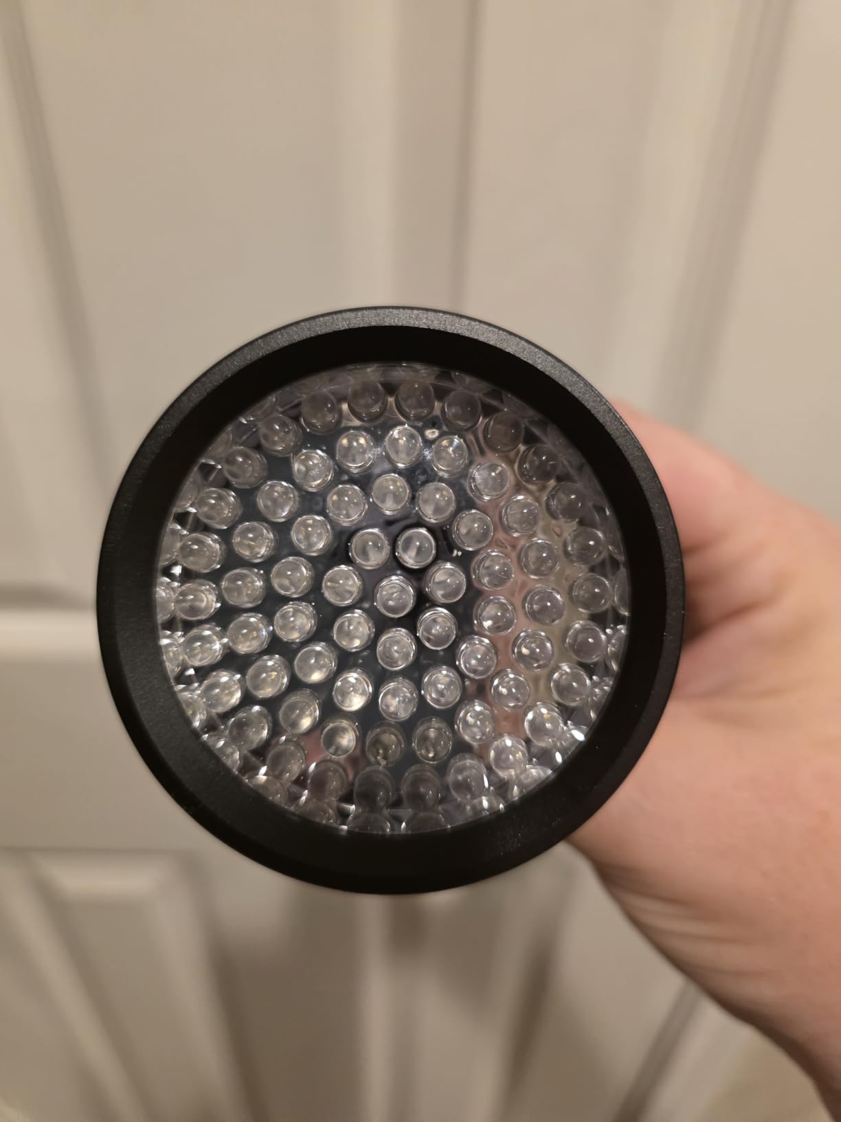 GLOSSDAY UV Flashlight Black Light, 100 LED Black Light Flashlight for Dog/Cat Pet Detector, Scorpions Finder customer photo 2