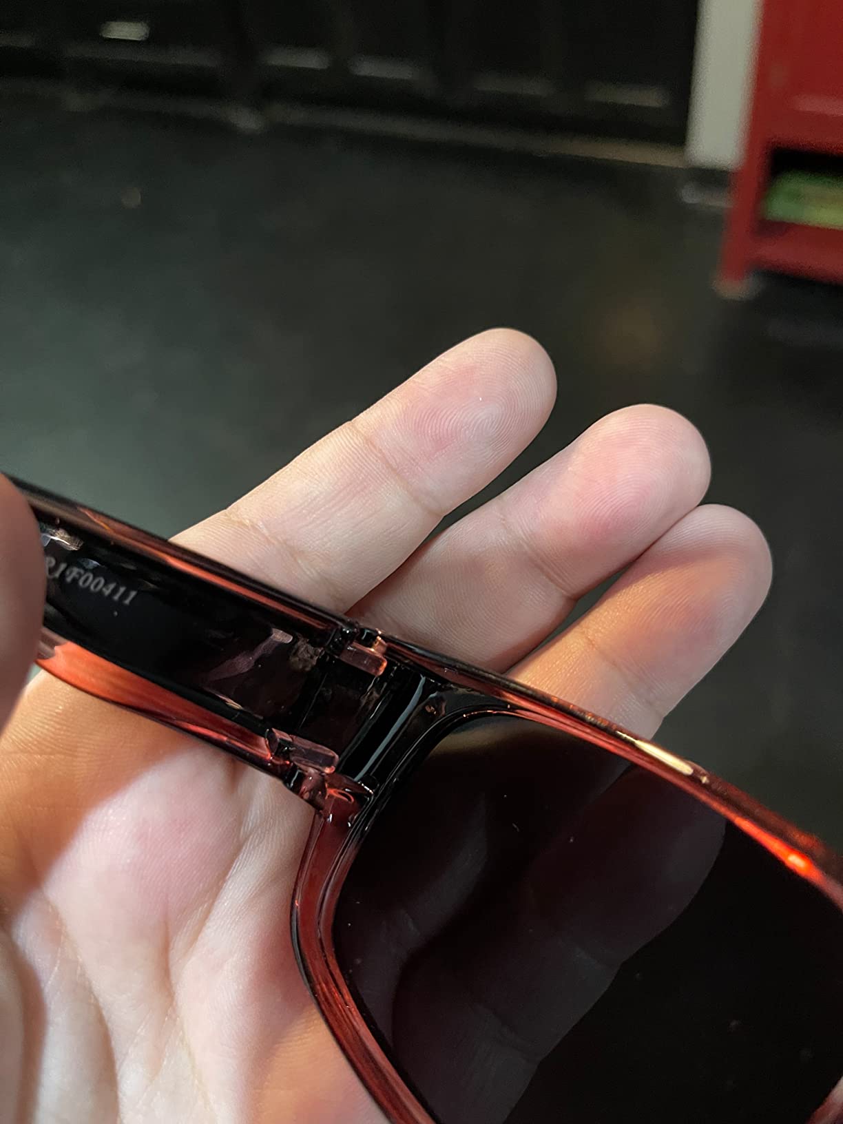 The Fresh High Definition Polarized Wrap Around Shield Sunglasses for Glasses - Leather Eyeglasses Case customer photo 1