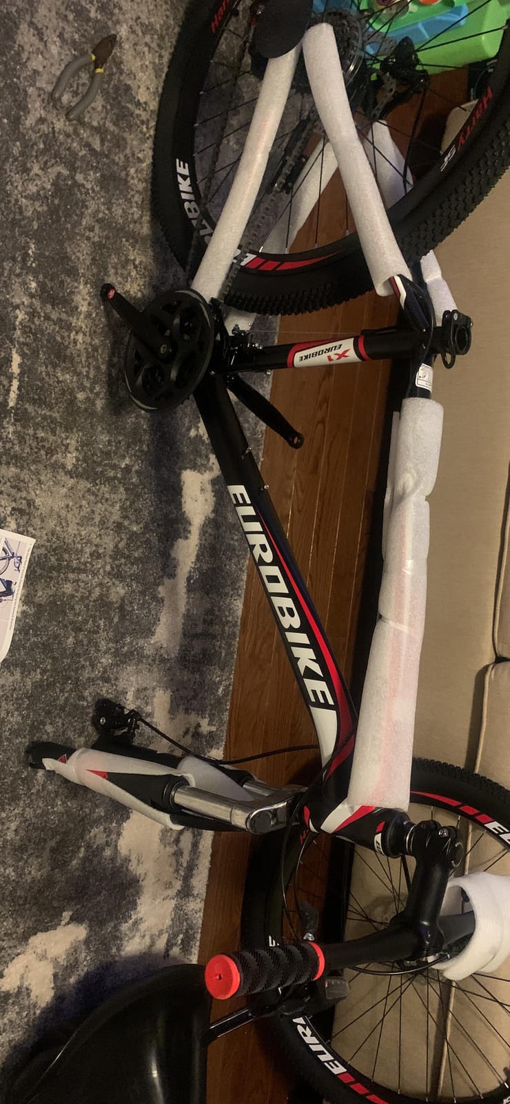 EUROBIKE Mountain Bike,21 Speed Full Suspension Mountain Bike, 27.5