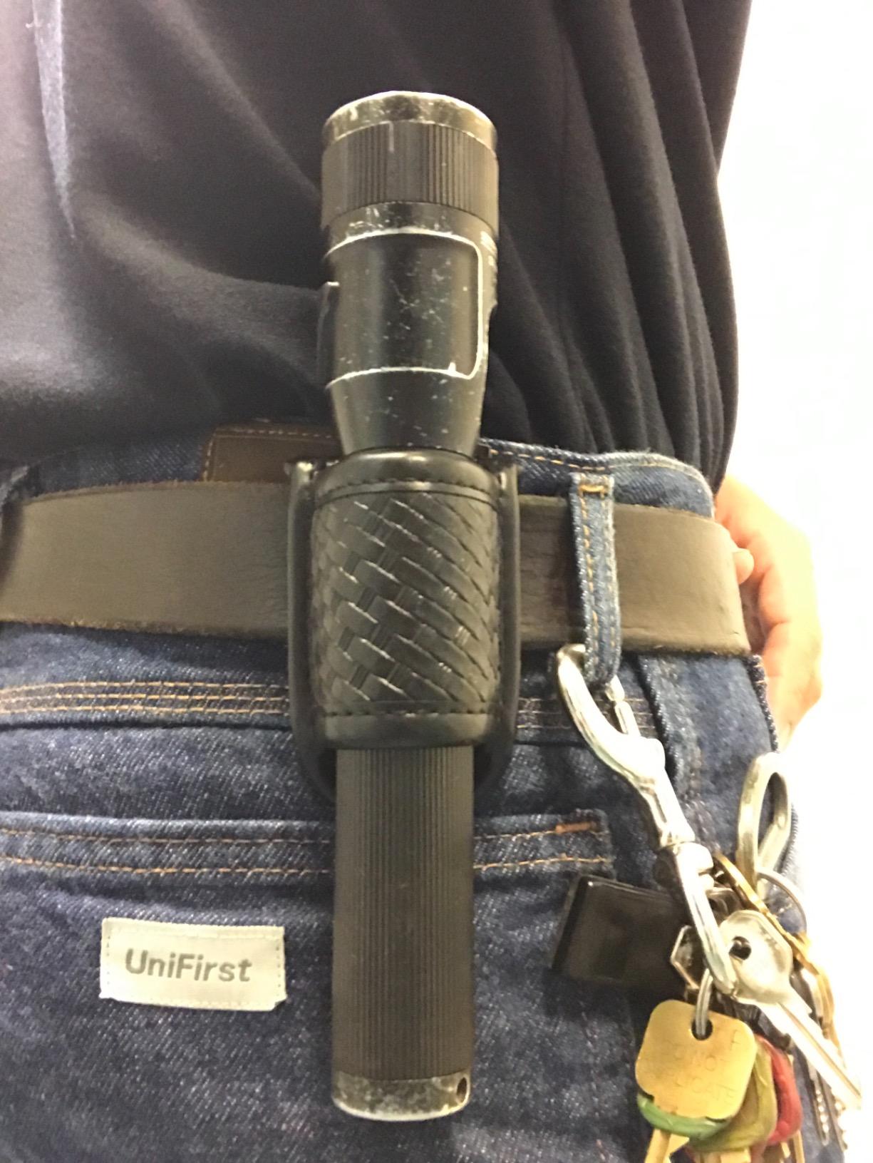Flashlight Holder - Duty Belt Basketweave Flashlight customer photo 1