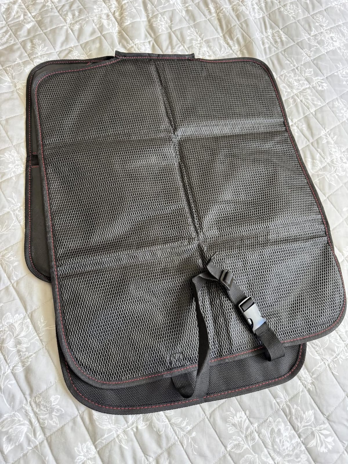 MORROLS Car Seat Protector, 2 Pack Carseat Protector with Thick Padding, Baby/Pets for Child Car Seat-Mesh Pockets-Waterproof-Universal Size(Black) customer photo 2