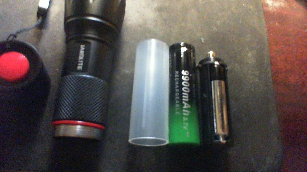 JARDLITE LED Emergency Handheld Flashlight, 4 Pack, Adjustable Focus, Water Resistant with 5 Modes, Best Tactical Torch for Hurricane, Camping, Dog Walking customer photo 2