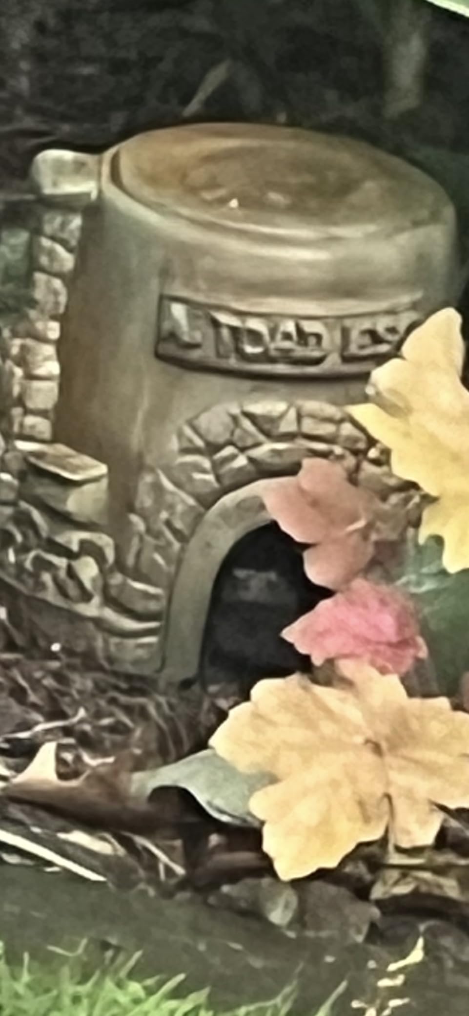 BestNest Athens Toad House Statue, Verde customer photo 1
