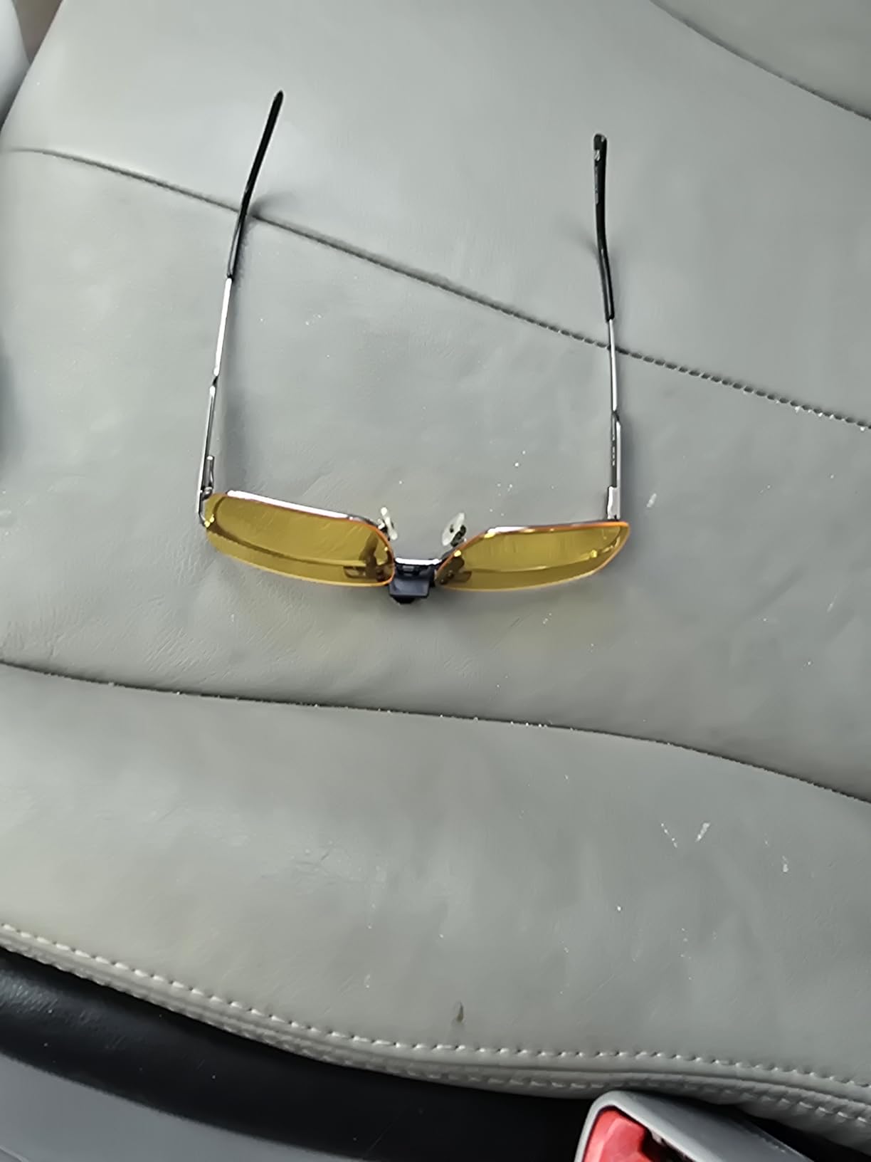 Polarized Clip-on Sunglasses Anti-Glare Driving Glasses for Prescription Glasses customer photo 2
