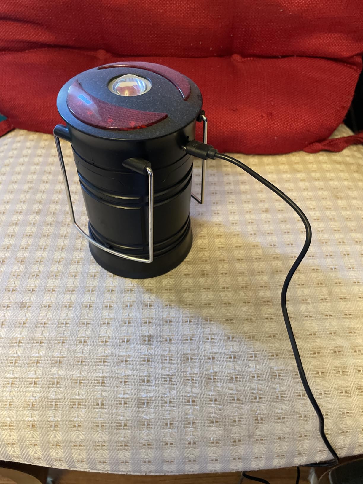 2 Pack Camping Lanterns Camping Essentials Tent Lights Camping Accessories | 2-in-1 Rechargeable Lantern, Hurricane Lights LED Lantern with Flashlight & Magnet Base for Camping, Hiking,Emergency, Outage customer photo 1