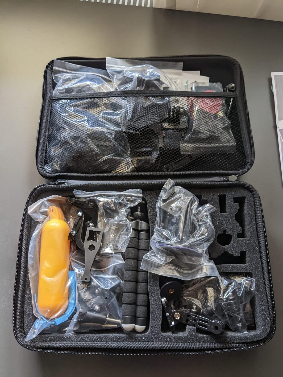 61 in 1 Action Camera Accessories Kit for GoPro Hero 13 12 11 10 9 8 7 6, Gopro Max, GoPro Fusion, Xiaomi, Insta360, DJI Osmo Action, AKASO APEMAN, Campark, SJCAM customer photo 1