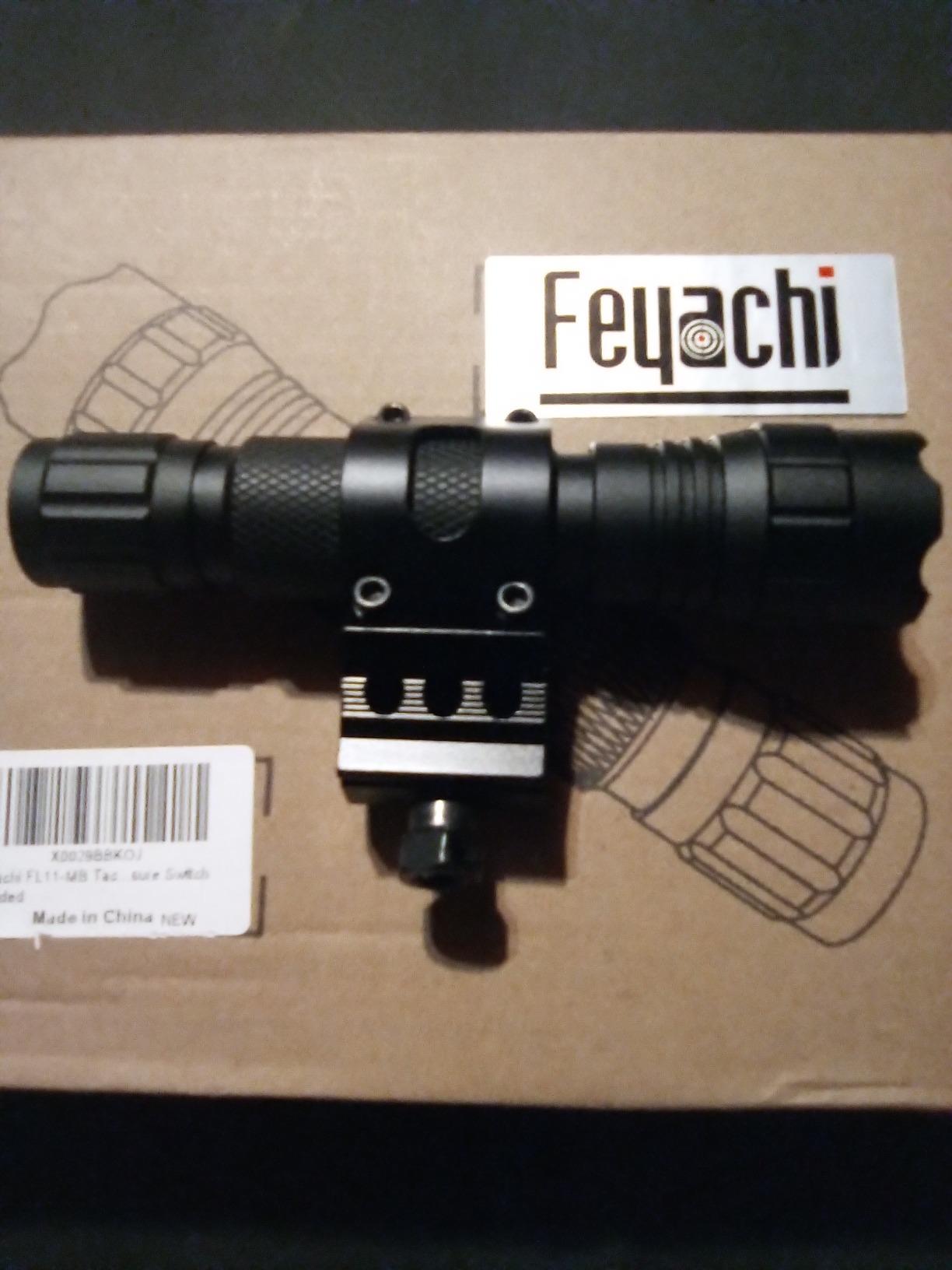 Feyachi Tactical Picatinny Flashlight Rifle Light Rail Mounted Flashlight customer photo 1