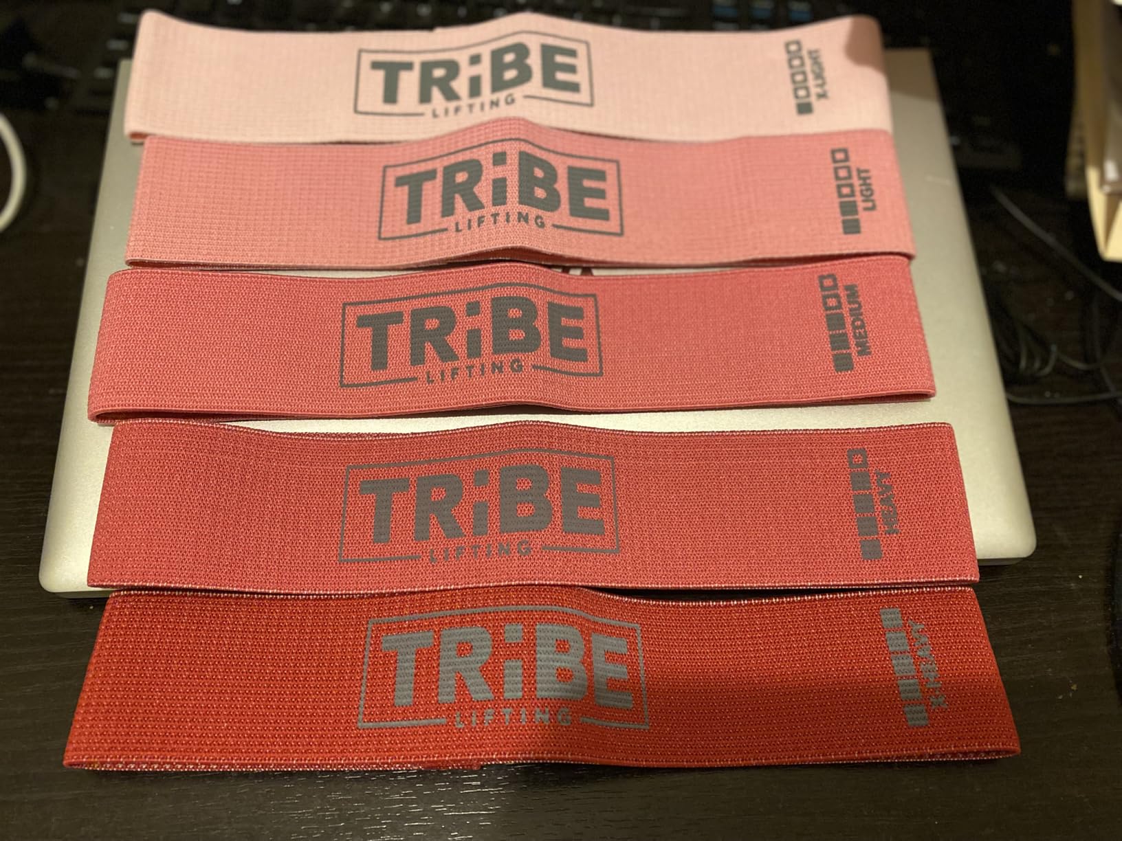 Fabric Resistance Bands for Working Out, 5-Band Set for Legs and Glutes customer photo 2