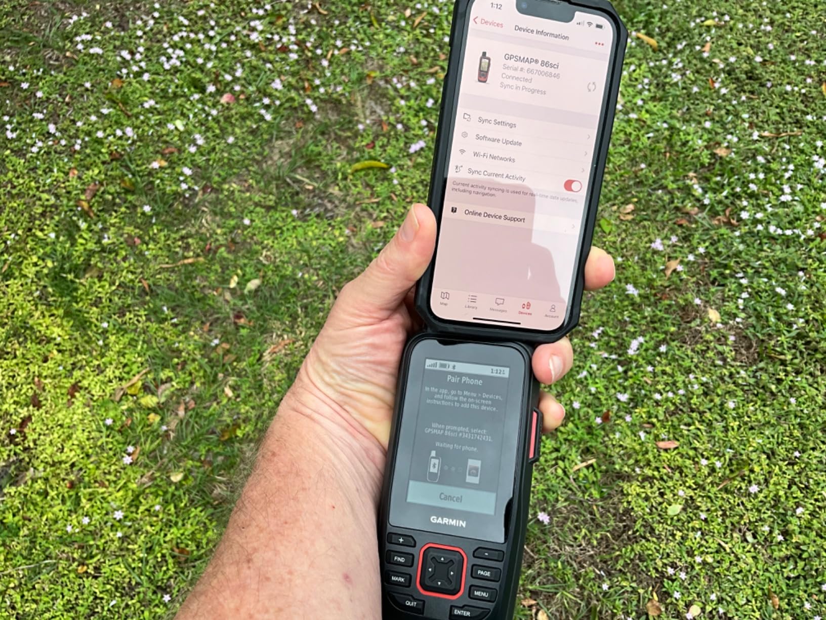 Garmin GPSMAP 86i, Floating Handheld GPS with Button Operation, Inreach Satellite Communication Capabilities, Stream Boat Data from Compatible Chartplotters customer photo 2
