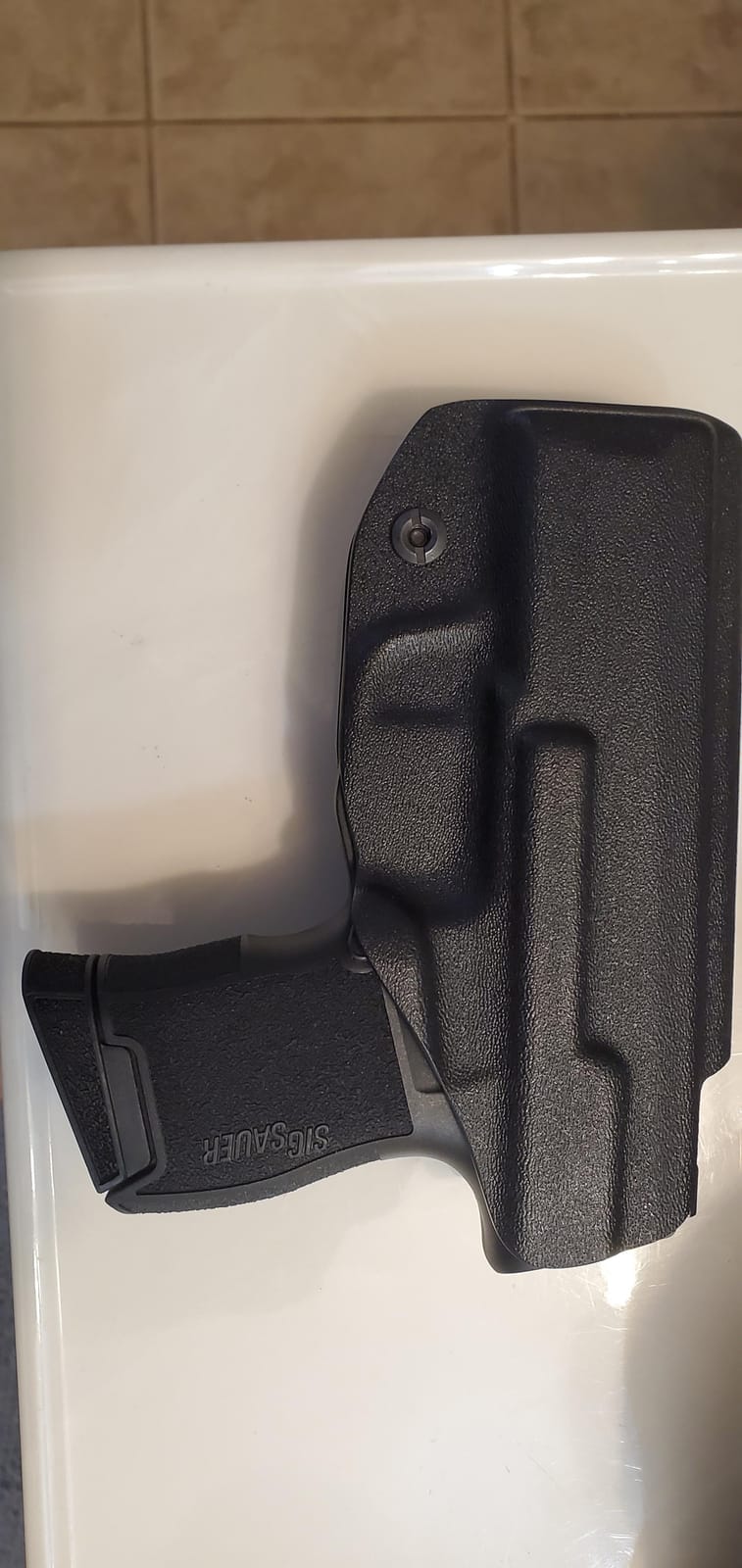 Sig P365 Holster IWB Kydex Custom Fit: Sig Sauer P365 / P365 SAS / P365 X Pistol - Inside Waistband - Adj. Cant Retention customer photo 1