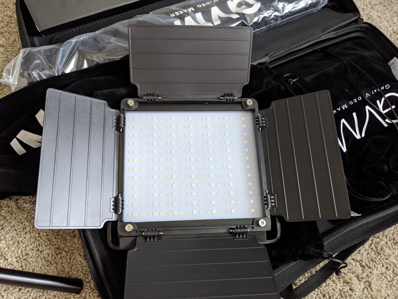GVM RGB LED Panel Video Light, Photography Lighting with APP Control, 800D Video Lighting Kit for YouTube Studio, Gaming, Streaming, Conference, 8 Kinds of Scene Lights, CRI 97, 2 Packs customer photo 1