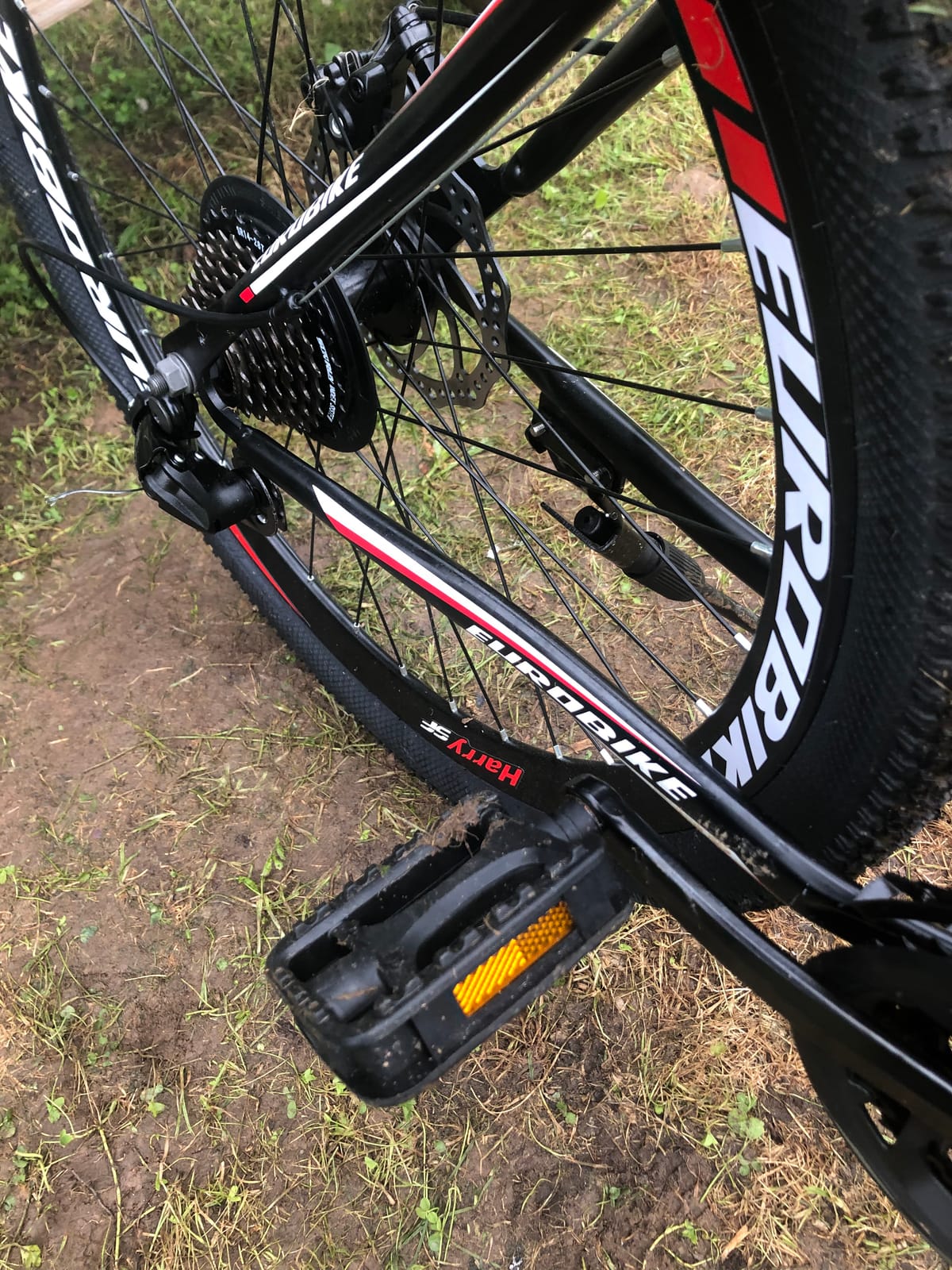 EUROBIKE Mountain Bike,OBK 27.5 Wheels Mountain Bike,Daul Disc Brakes 21 Speed,Mens Bicycle Front Suspension for Men Women customer photo 1