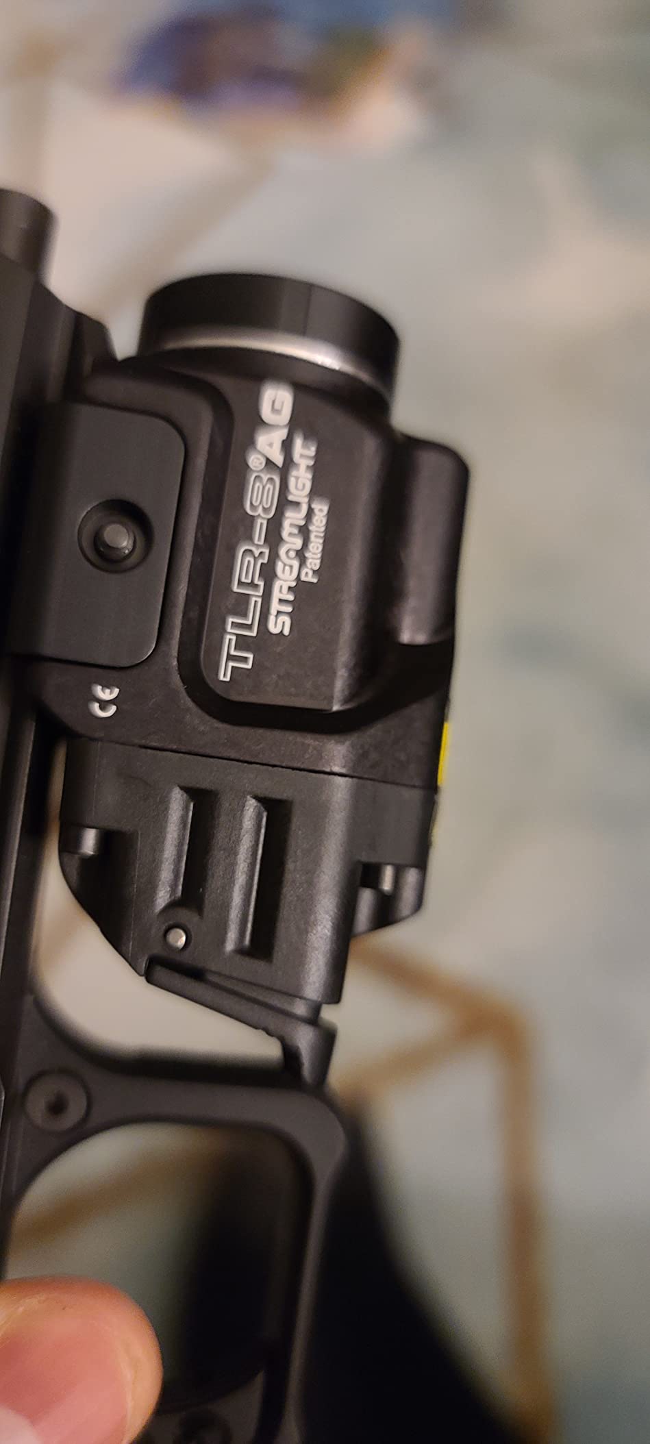 Streamlight 69434 TLR-8A G Flex 500-Lumen Low Profile Pistol Light with Integrated Green Aiming Laser for Select Handguns, Includes Rear Switches, Mounting Kit, and Keys, Black customer photo 2