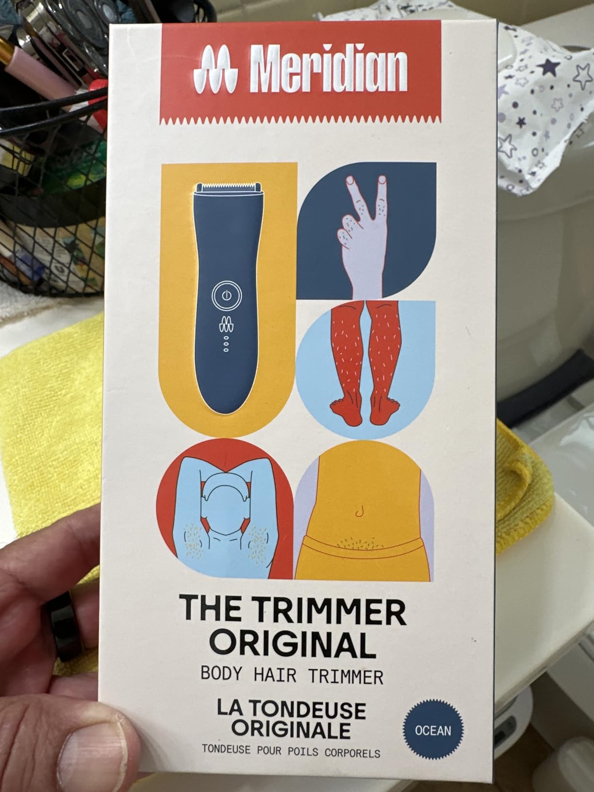 MERIDIAN The Trimmer Original | Body Hair Trimmer for Men & Women | Sage customer photo 1
