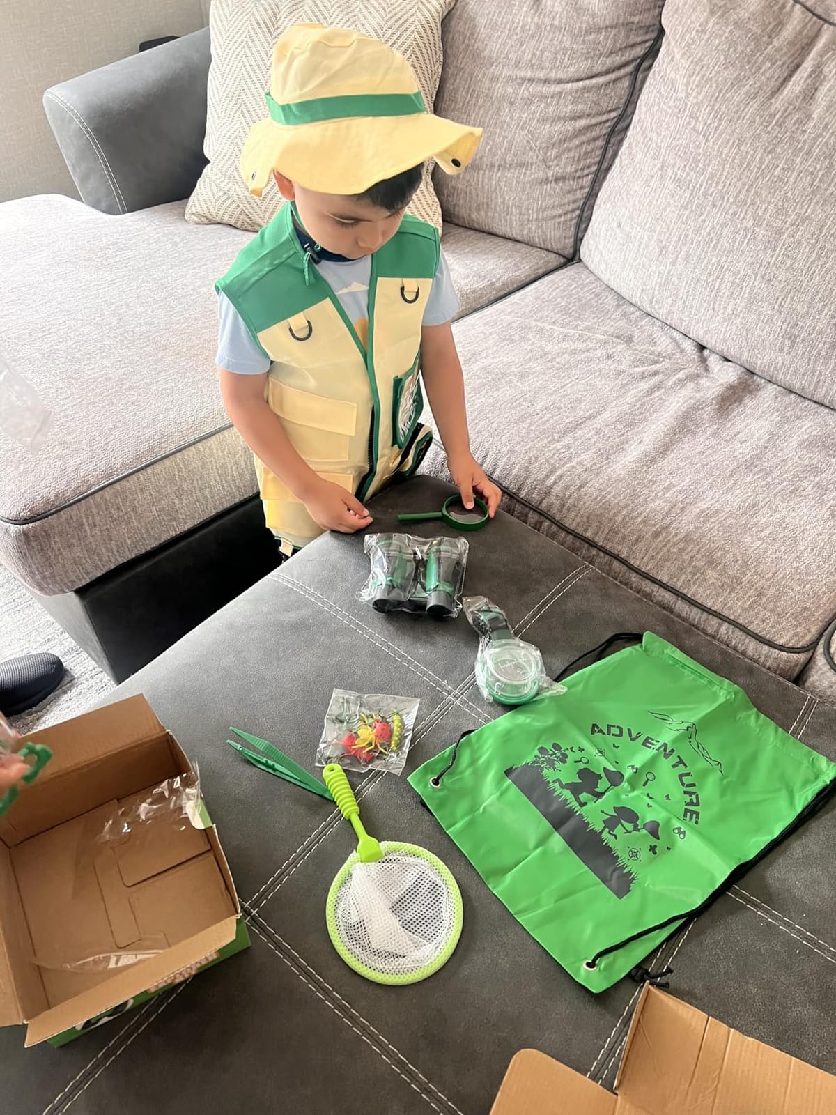 Kids Explorer Kit - Bug Catcher with Binoculars & Safari Costume Vest customer photo 1