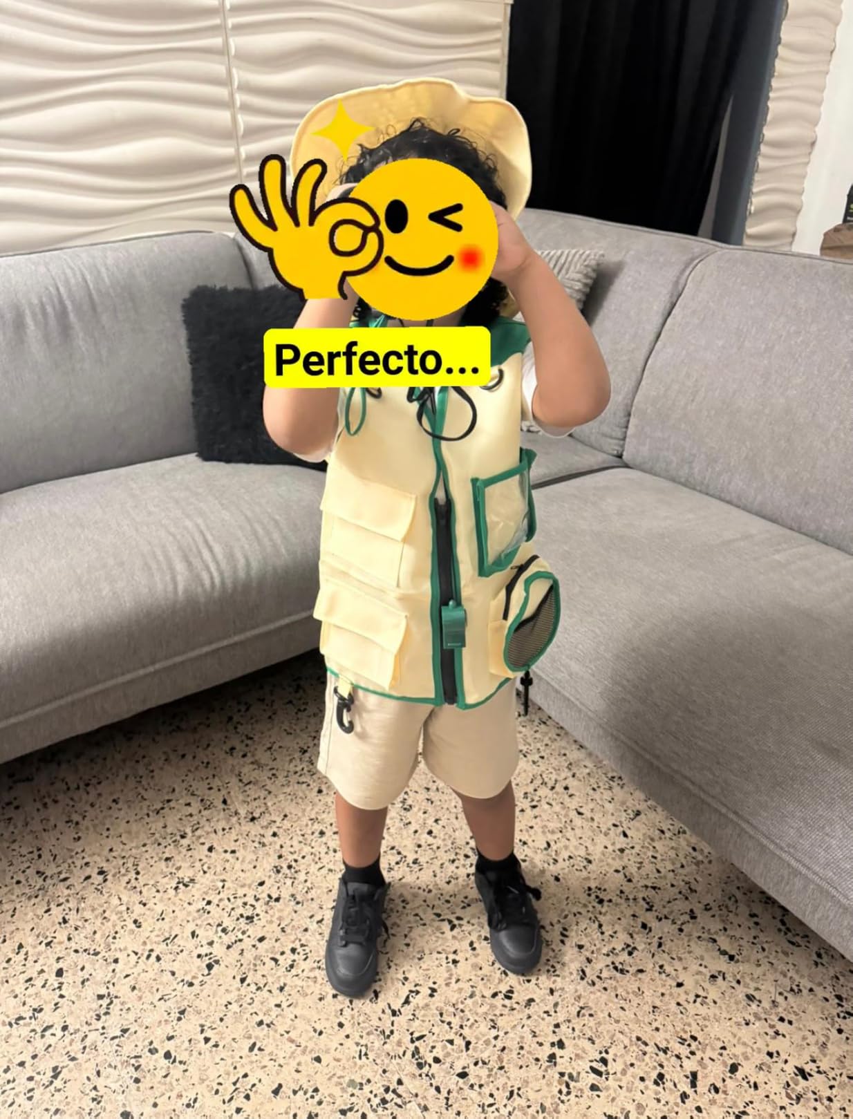 Kids Explorer Kit - Bug Catcher with Binoculars & Safari Costume Vest customer photo 2