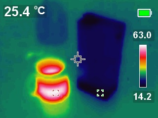 Klein Tools TI250 Rechargeable Thermal Imaging Camera, Camera Displays Over 19,200 Pixels with 3 Color Palettes, High / Low Temperature Points customer photo 1