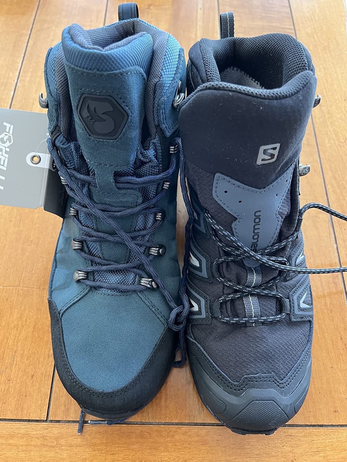 Foxelli Men’s Hiking Boots – Waterproof Breathable & Lightweight Suede Leather Hiking Boots for Men customer photo 2