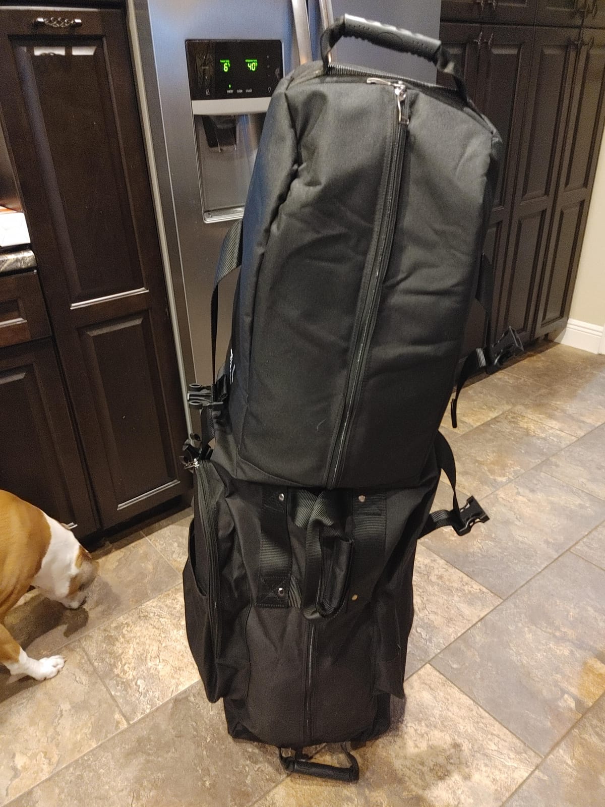 Golf Travel Bag - Heavy Duty 600D Polyester Oxford Wear-Resistant customer photo 1