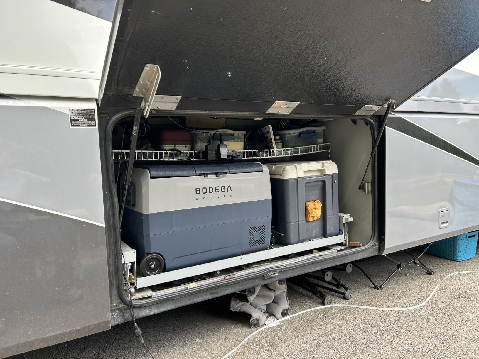 BODEGACOOLER 12 Volt Portable Refrigerator,53 Quart Car Fridge Dual Zone -4℉-68℉,50L Car Freezer APP Control,Electric Compressor Cooler 12/24V DC and 100-240V AC for RV,Camping,Travel,Truck,Vehicles customer photo 2