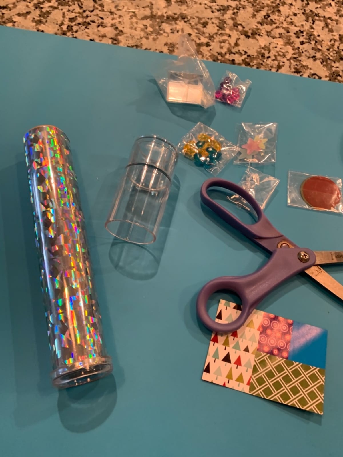 Twins Kaleidoscope Kit for Kids, FunKidz DIY Kaleidoscope Making Craft Kit with Prism Gift Optical Illusion Science Experiment Educational STEM Toy customer photo 2