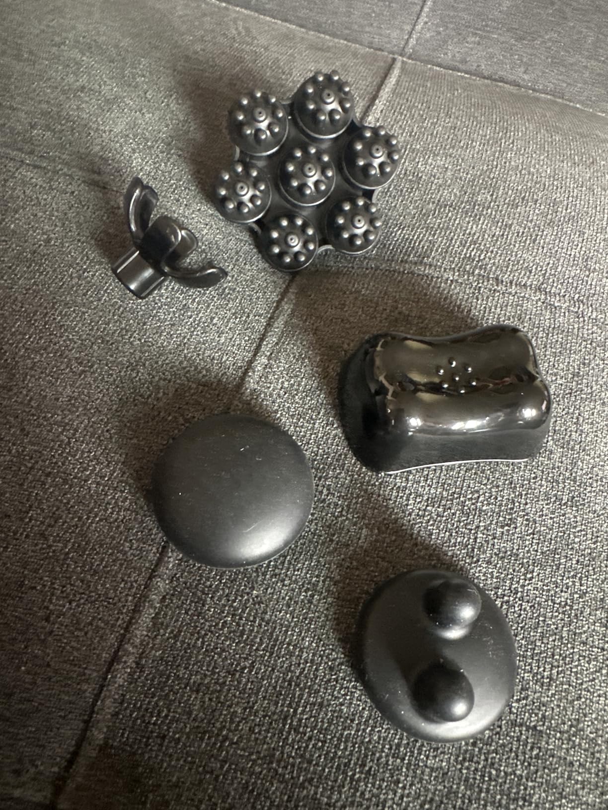 MEGAWISE Handheld Percussion Massager for Back, 3600 RPM, 5 speeds, 7 Heads customer photo 1