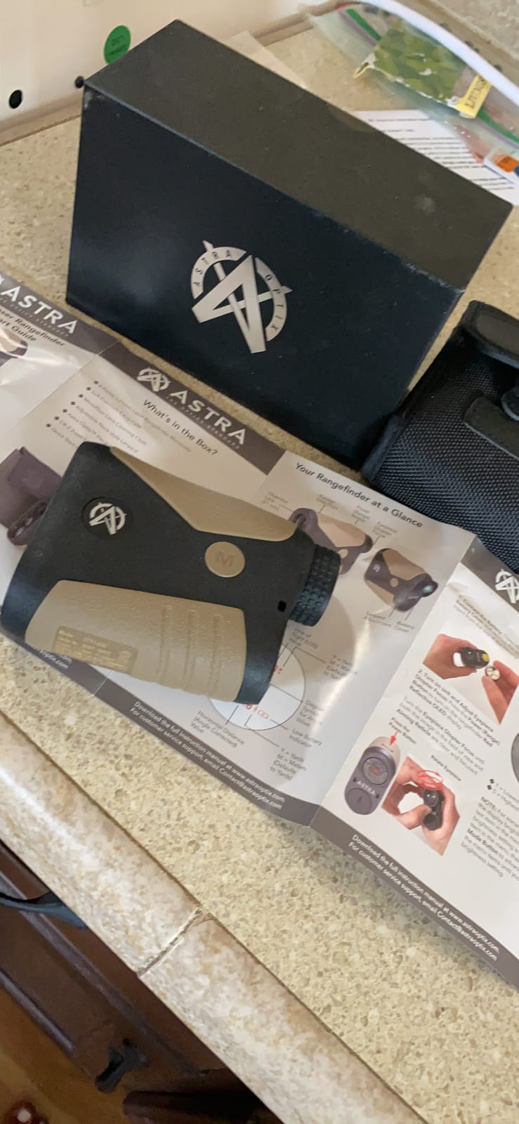 Astra Optix OTX/HTX1600 1760yd Laser rangefinder for Hunting, Shooting and Golfing with Red OLED/HD LCD Display Fast 0.10s and Accurate +/-1yd customer photo 1