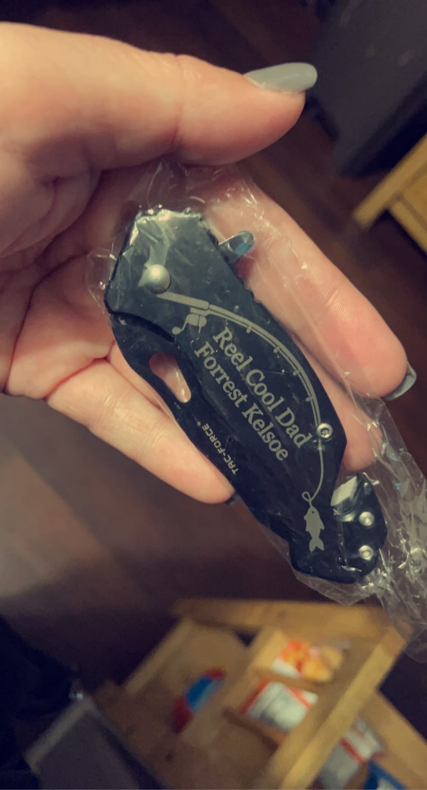 Retirement Gifts for Men who love Fishing - Engraved Pocket Knife for a Fisherman - Ofishally Retired - Funny Retirement Gifts Idea for a Fisherman - Happy Retirement 2023 (O-FISH-ally Retired) customer photo 1