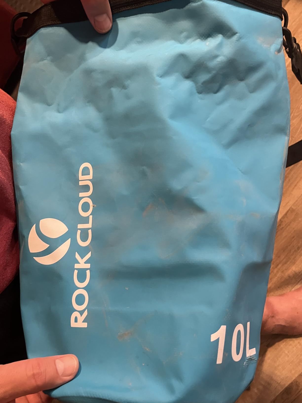 ROCK CLOUD Dry Bag Waterproof 30L Dry Sack for Kayaking Rafting Boating Beach Surfing Swimming Canoe Camping Hiking Fishing Ski, Lake Blue customer photo 2