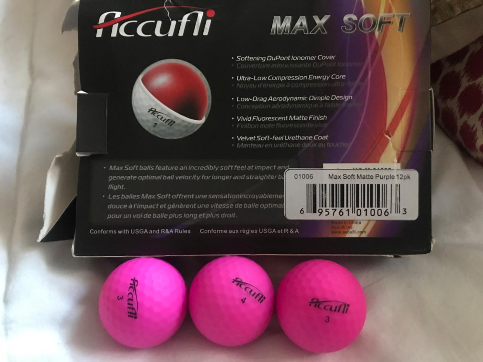 ACCUFLI Max Soft Matte Golf Balls customer photo 2