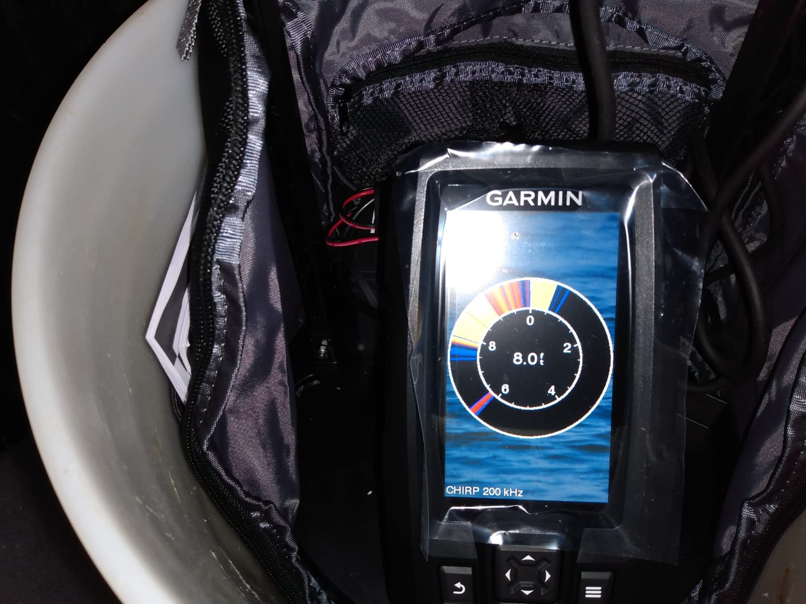 Garmin Striker Plus 4 Ice Fishing Bundle, Includes Portable Striker Plus 4 Fishfinder and Dual Beam-IF Transducer customer photo 1
