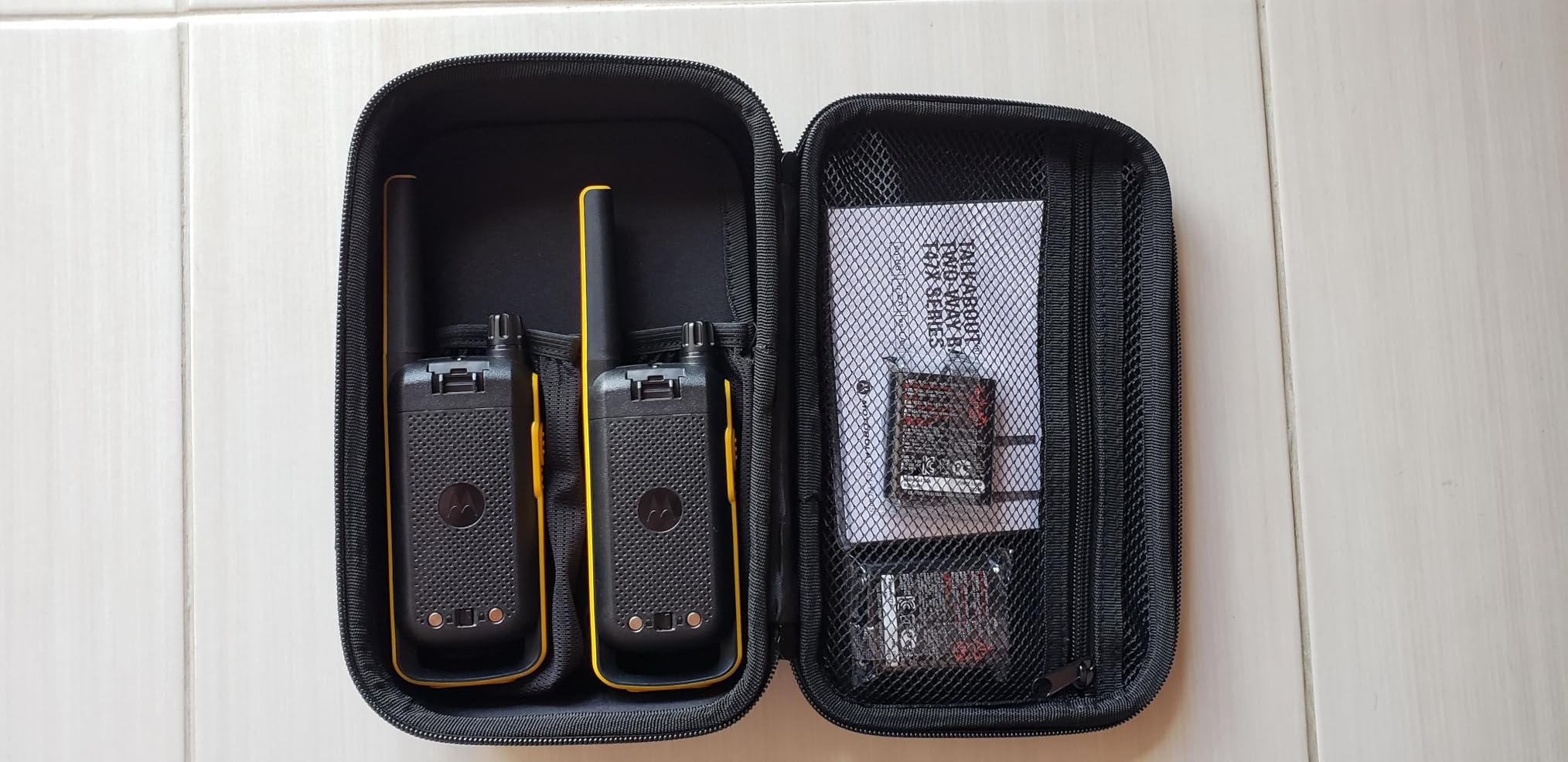 Motorola Solutions Talkabout T475 Extreme Two-Way Radio Black W/Yellow Rechargeable Two Pack customer photo 1