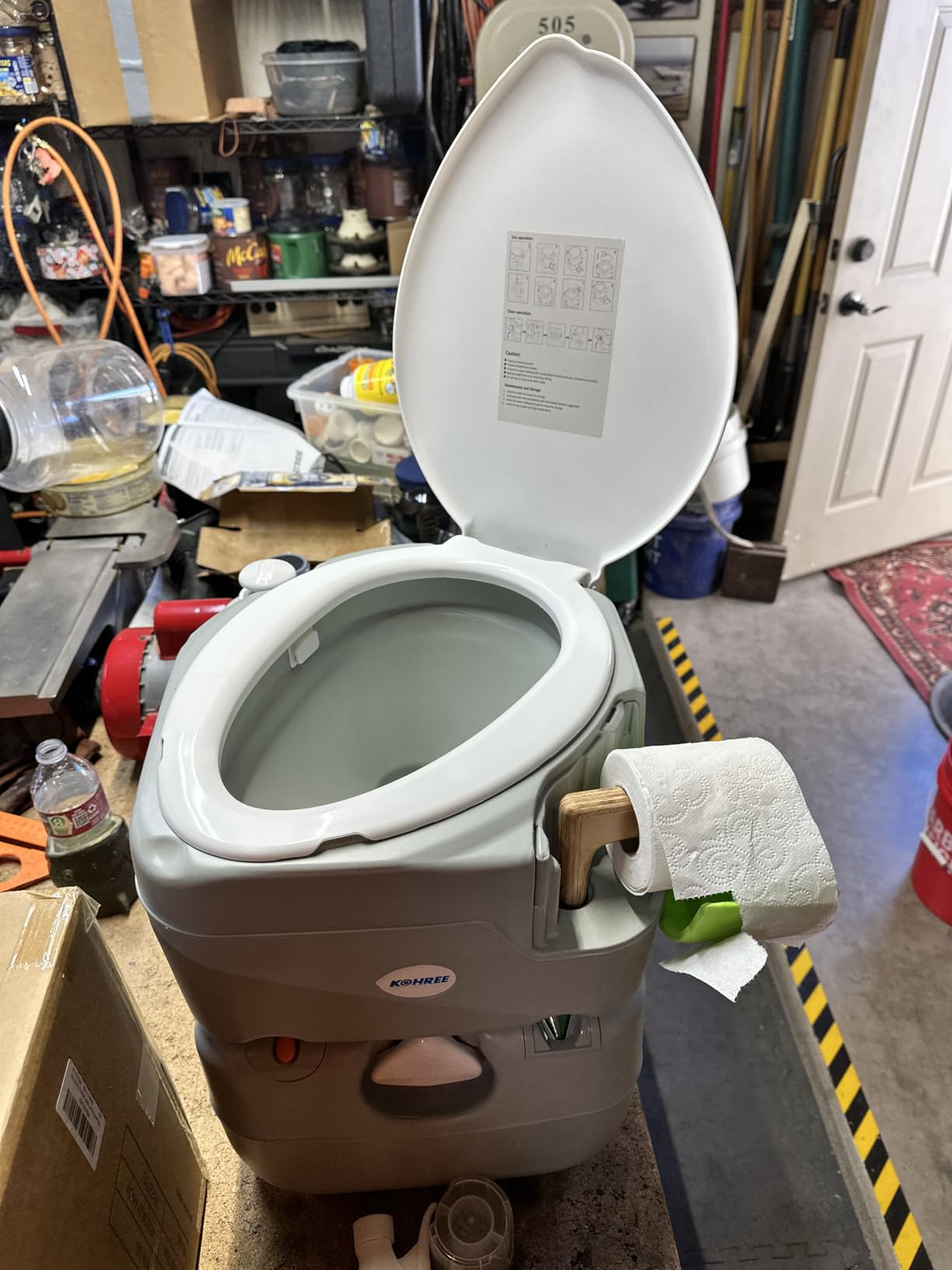 Kohree Portable RV Toilet, Large Camping Toilet Porta Potty, 5.8 Gallon customer photo 1