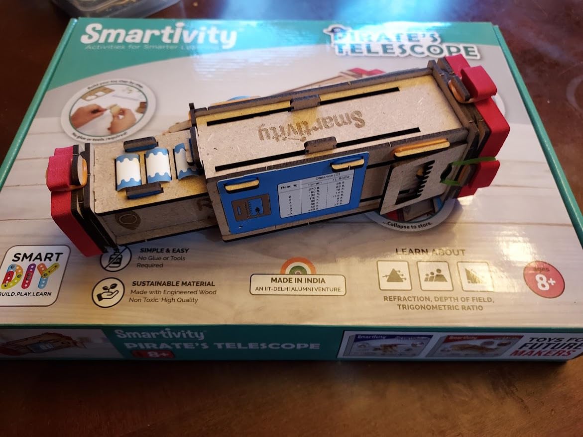 Smartivity DIY Telescope STEM Toy for Kids 8-14 Years | Build Your Own Telescope | Measure Height & Distance | Science Toy & Birthday Gift customer photo 2