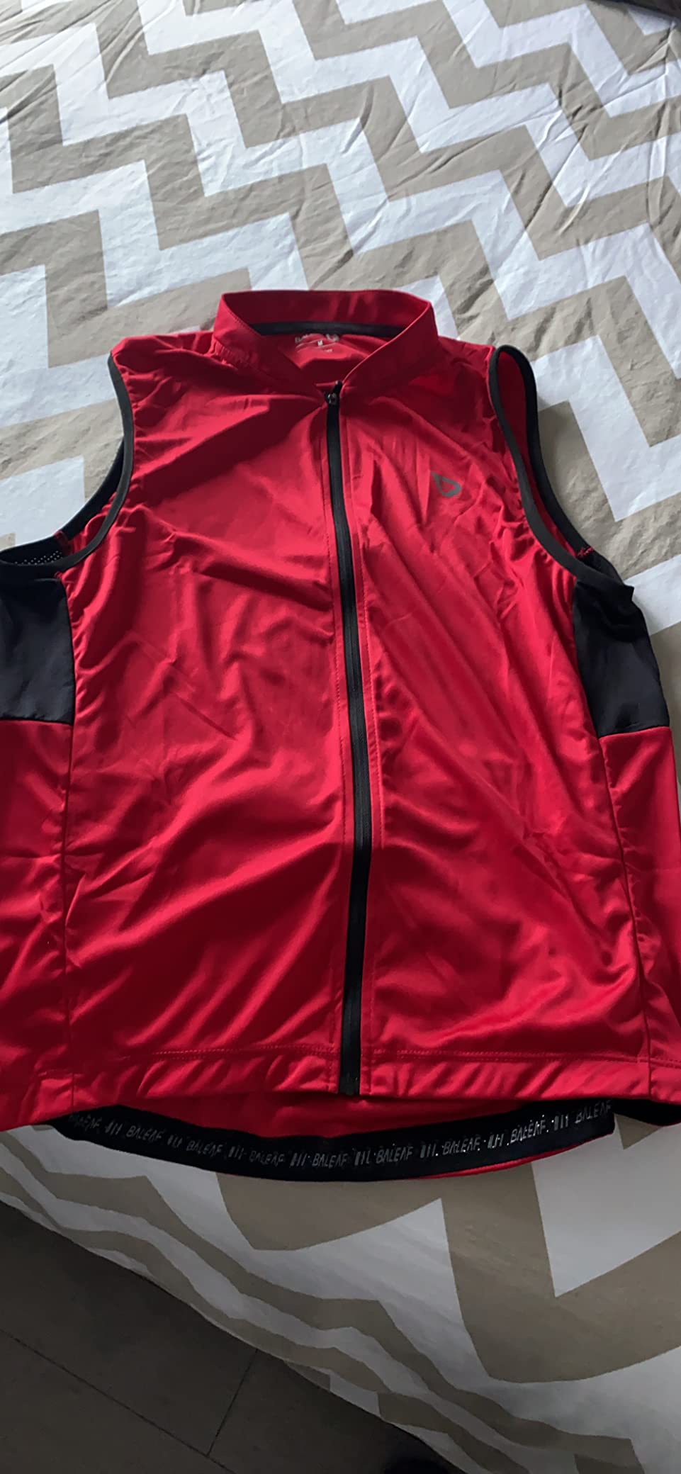 baleaf Men's Sleeveless Full Zip Cycling Jersey with UPF 50+ Pockets customer photo 2