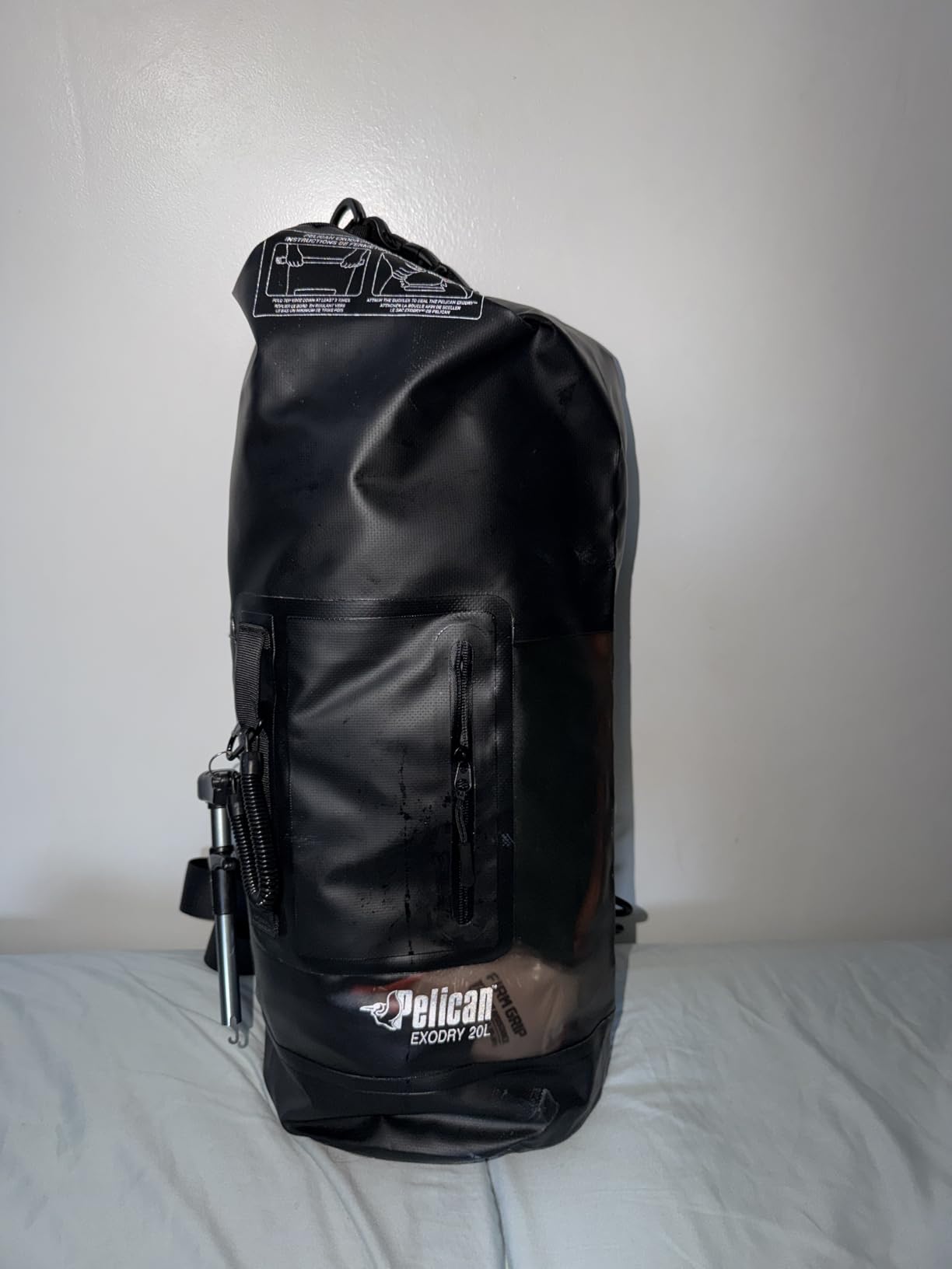 Pelican ExoDry 10L Small Drybag - Waterproof - Shoulder Strap - Roll Top Dry Compression - Keeps Gear Dry for Kayaking, Beach, Rafting and Fishing customer photo 1