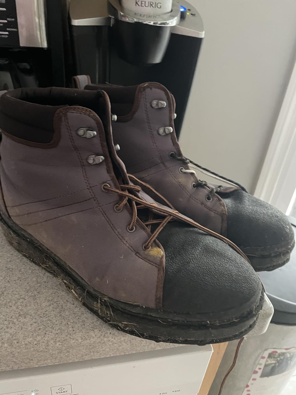 Paramount Outdoors Stonefly Cleated and Felt Sole Wading Shoe Fly Fishing Boot for Men customer photo 2