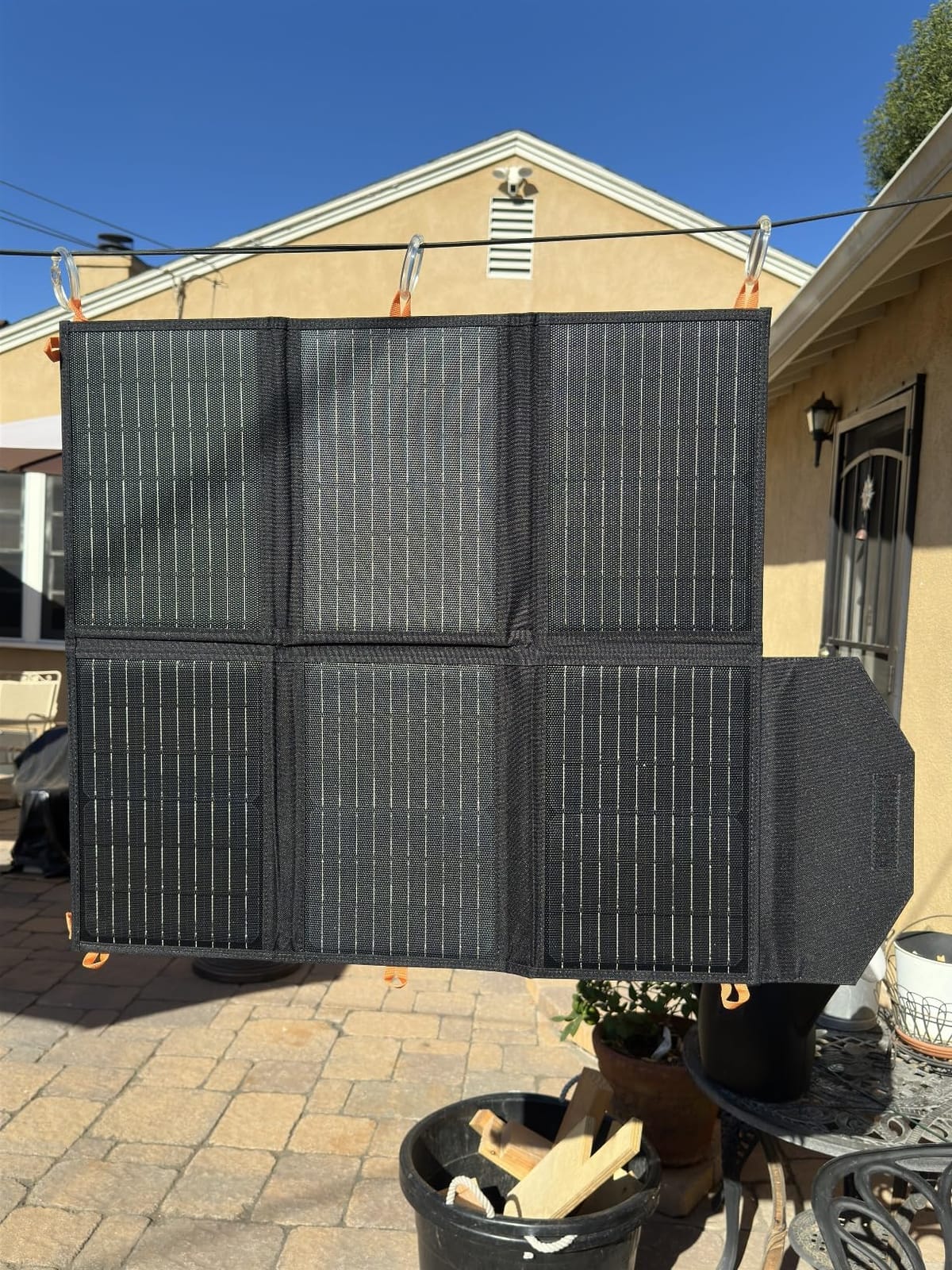 [Upgraded] FlexSolar 60W Portable Solar Panels Chargers IP65 Waterproof customer photo 2