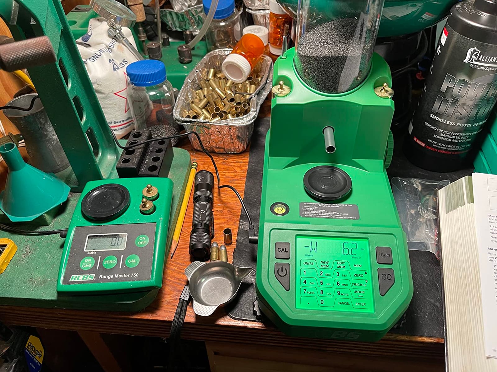 RCBS ChargeMaster Supreme Electronic Powder Dispenser - Bluetooth - Green customer photo 1