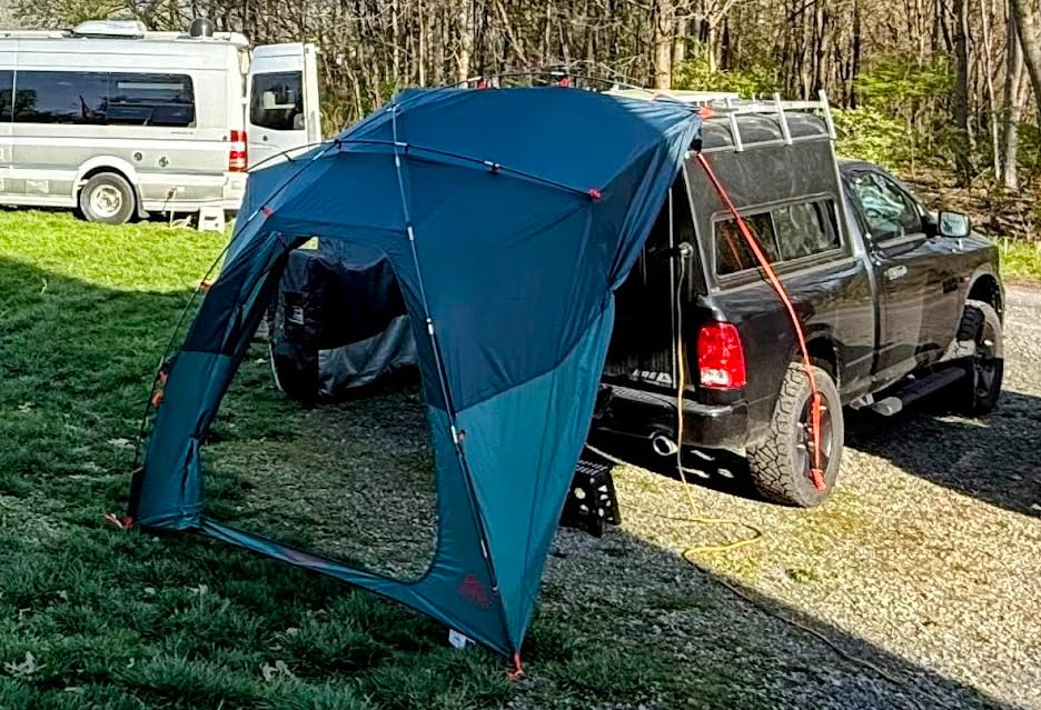 Kelty Highroads Overlanding Shelter - Universal Mount Car Camping Tent with Large Zippered Entry, Aluminum Frame, Adjustable Walls and Windows, UV Protection, Rainproof, Stuff Duffel Included, 2024 customer photo 1