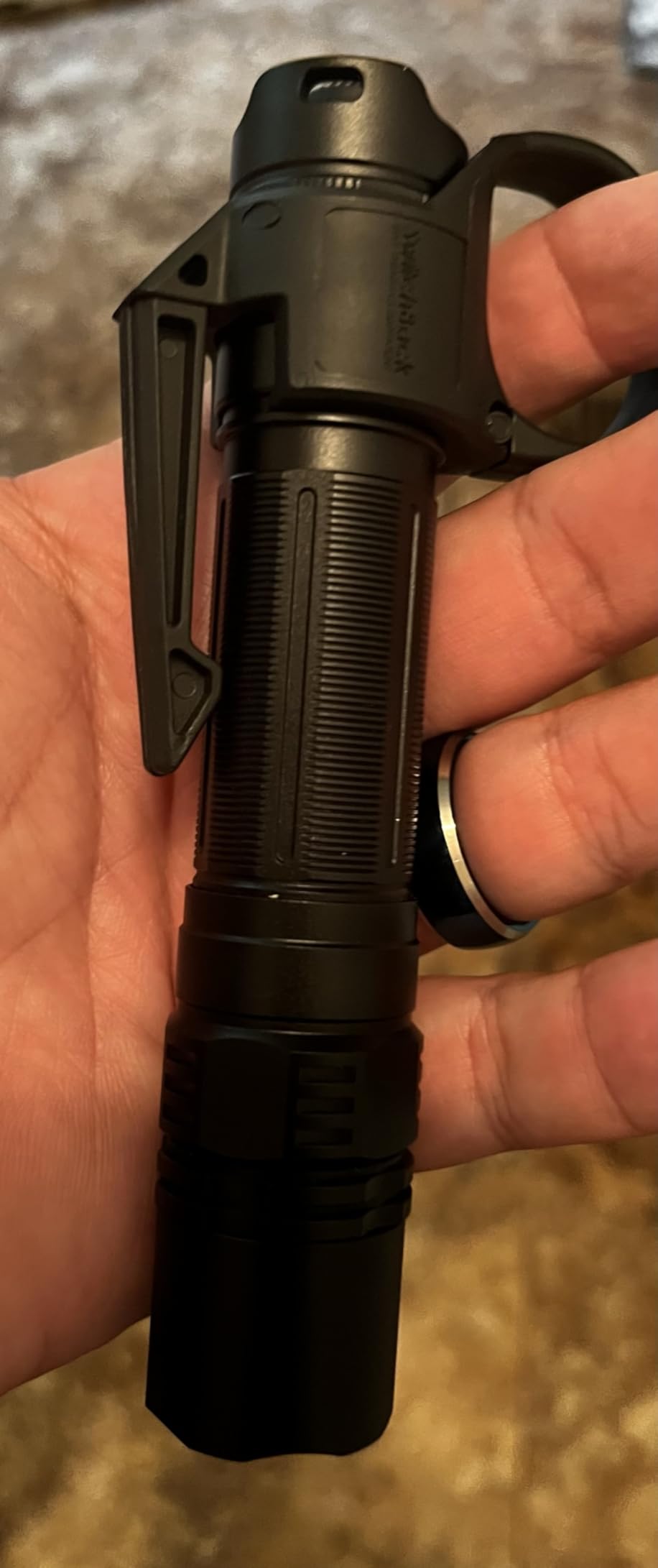 Fenix PD35 v3.0 Rechargeable Tactical Flashlight, 1700 Lumens EDC with Organizer (Black) customer photo 2