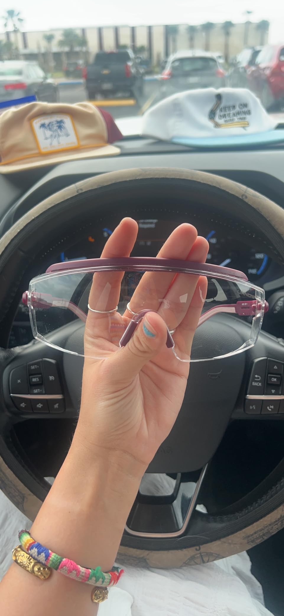 UKNOW Safety Goggles Over Glasses, Anti Fog Safety Glasses with Clear Wraparound Lens, ANSI Z87.1 Protective Eyewear customer photo 2