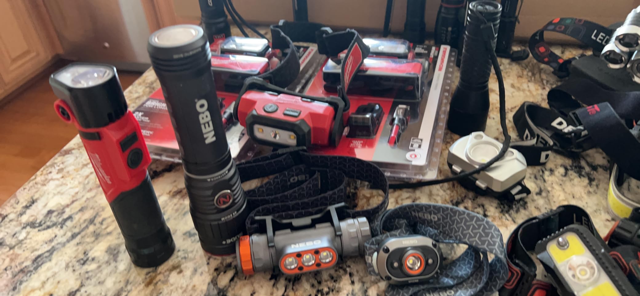NEBO Transcend 1500 Rechargeable Headlamp | 1,500 Lumens, 5 Light Modes, Detachable Magnetic Work Lamp, Waterproof, Bright LED Head Light for Hiking & Camping, Includes USB Charging Cable customer photo 1