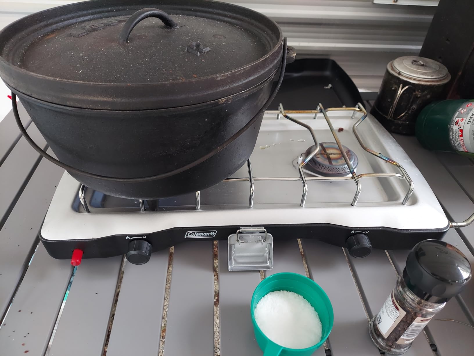 Coleman Triton+ 2-Burner Propane Camping Stove with InstaStart customer photo 1
