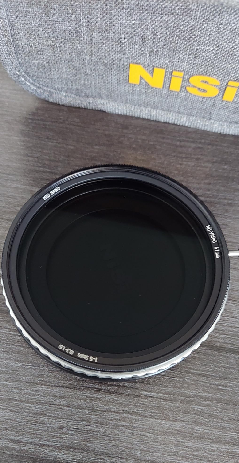 NiSi Swift True Color ND-Vario Variable ND Filter, 1-5 Stops ND2-ND32, 67mm customer photo 1