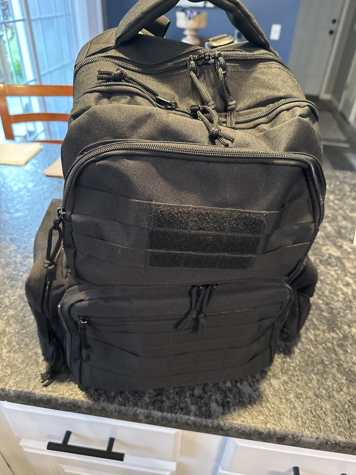 DSLEAF Pistol Range Backpack with 6 Pistol Cases, Gun Backpack for Shooting | 10x Magazine Slots, Tactical Molle Straps, Lockable Zippers and Padded Shoulder Straps customer photo 2