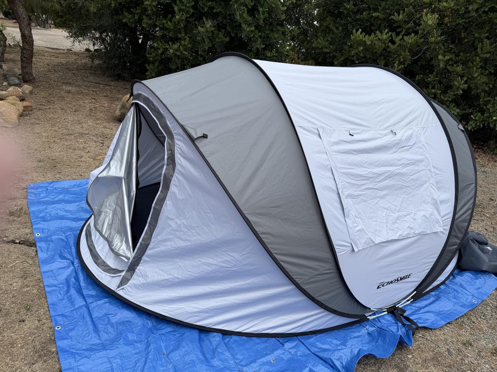 EchoSmile Instant Pop Up Camping Tent, 2/4/6 Person Easy Setup Tent customer photo 2